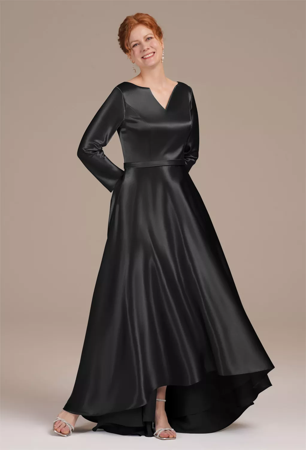 AW Presto Black Metallic  Mother of the Bride Dresses